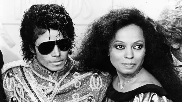 Diana Ross and Michael Jackson