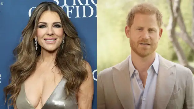 Elizabeth Hurley and Prince Harry