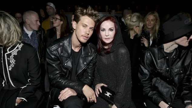 Austin Butler y Priscilla Presley