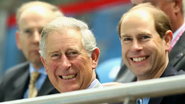 King Charles III and Prince Edward