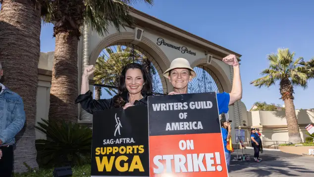 Fran Drescher and Meredith Stiehm 