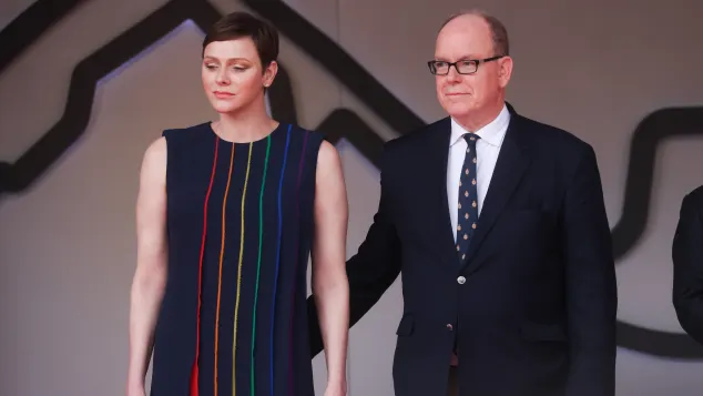 Prince Albert and Princess Charlène