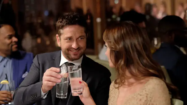 Gerard Butler and Morgan Brown