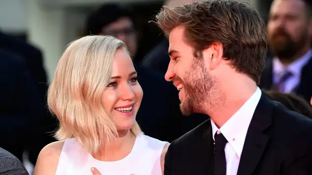 Jennifer Lawrence and Liam Hemsworth