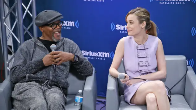 Samuel L. Jackson and Brie Larson