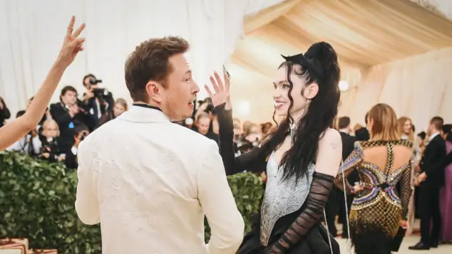 Grimes and Elon Musk