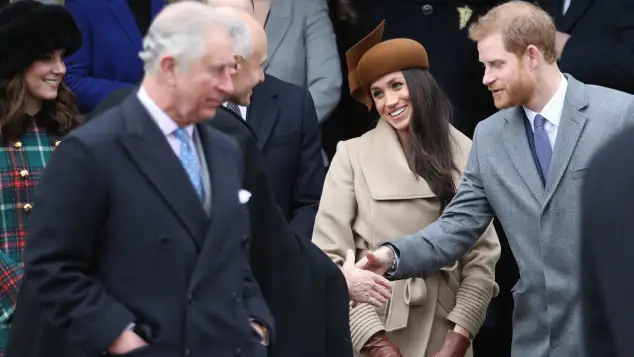 King Charles III, Prince Harry and Duchess Meghan