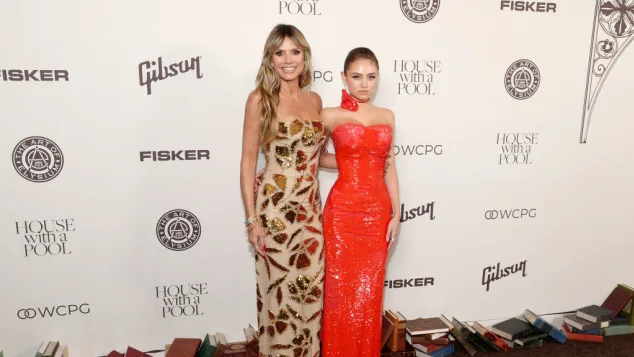 Heidi and Leni Klum