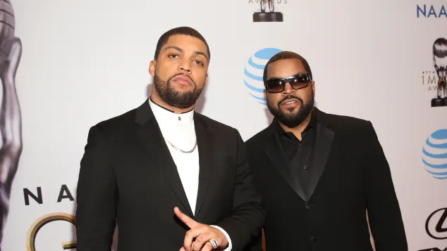 Ice Cube and O'Shea Jackson Jr. 