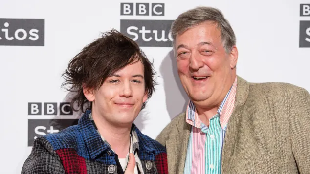 Stephen Fry and Elliott Spencer