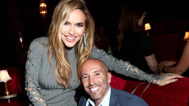 Jason Oppenheim and Chrishell Stause