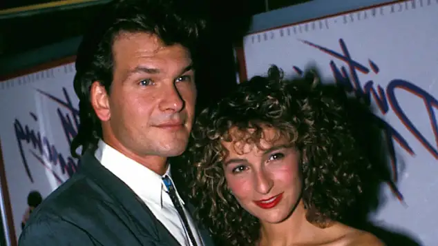Patrick Swayze and Jennifer Grey