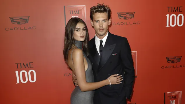 Kaia Gerber and Austin Butler