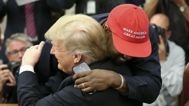 Kanye West and Donald Trump