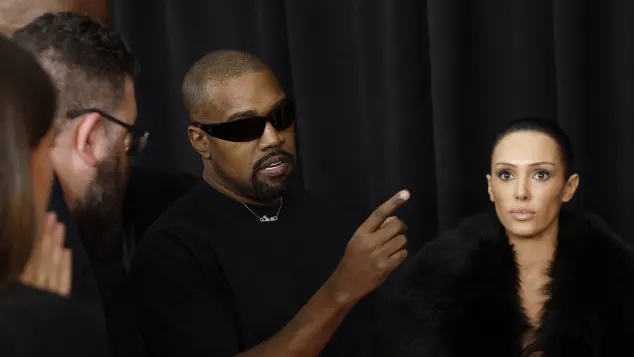 Kanye West and Bianca Censori