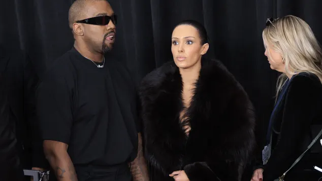 Kanye West and Bianca Censori