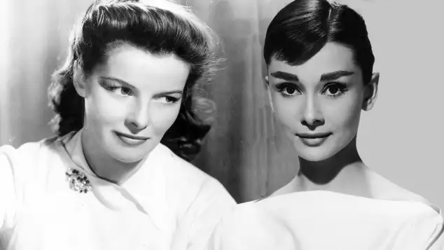 Katherine and Audrey Hepburn
