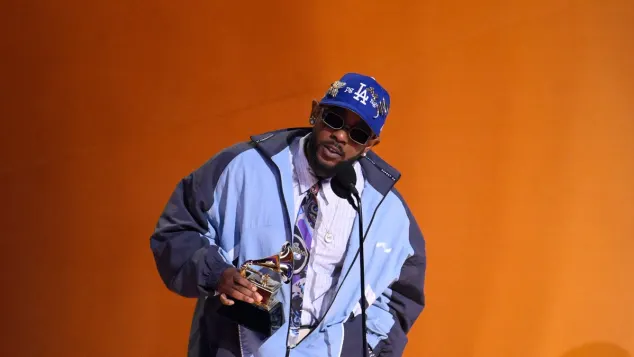 Kendrick Lamar at the Grammys 2025