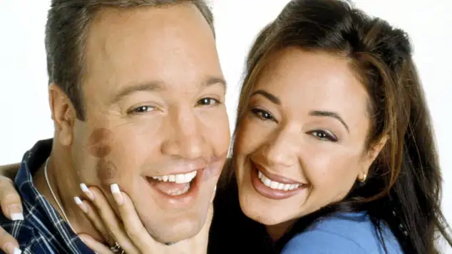 Leah Remini and Kevin James 