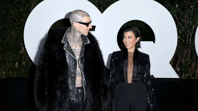 Kourtney Kardashian and Travis Barker