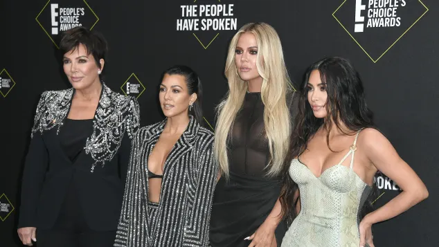 Kris Jenner y Kourtney, Khloe y Kim Kardashian