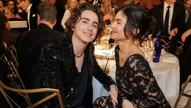 Kylie Jenner and Timothée Chalamet