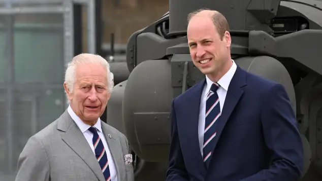 King Charles III and Prince William