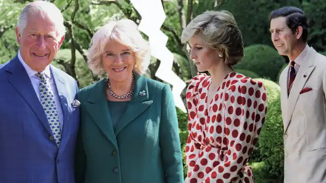 King Charles, Queen Camilla and Lady Diana