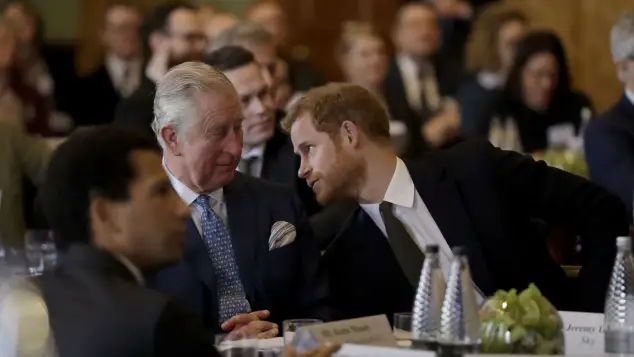 King Charles and Prince Harry
