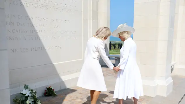Queen Camilla and Brigitte Macron