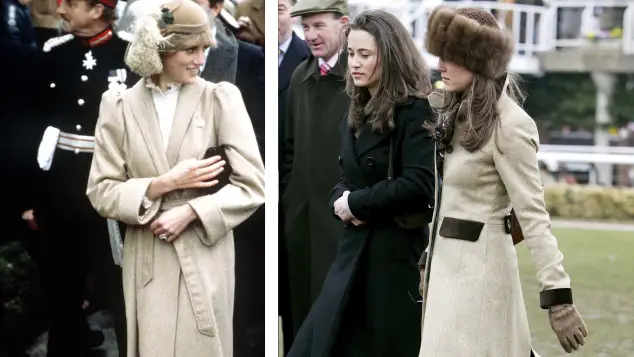 Princesa Diana y Kate Middleton