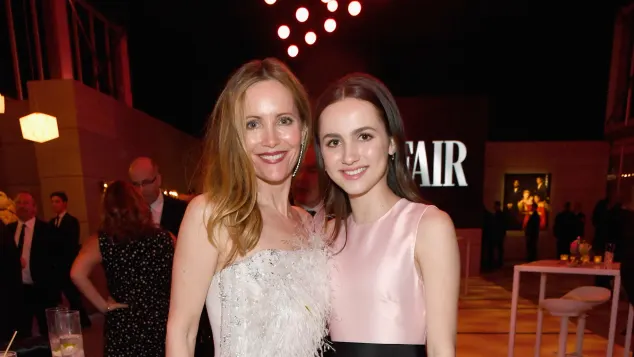 Maude Apatow and Leslie Mann