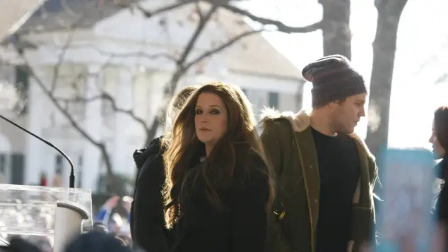 Lisa Marie Presley and Benjamin Keough