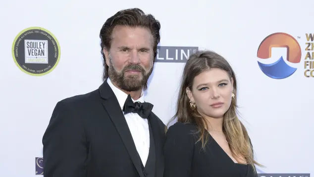 Lorenzo Lamas and Victoria Lamas