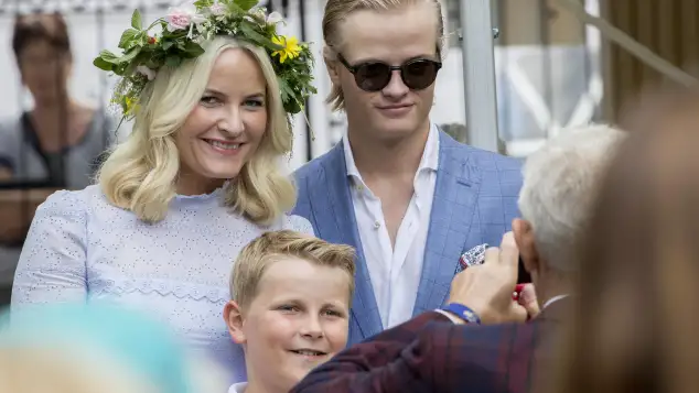 Marius Borg Hoiby and Mette-Marit