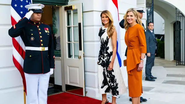 Melania Trump and Queen Maxima