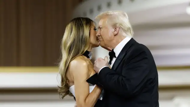 Melania Trump and Donald Trump