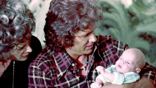 Michael Landon and Chris