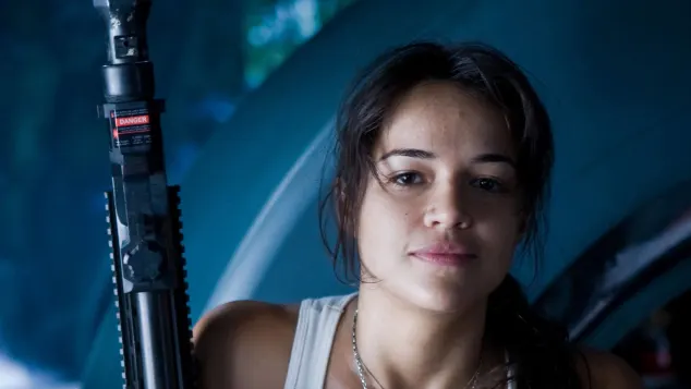 Michelle Rodriguez in "Avatar"