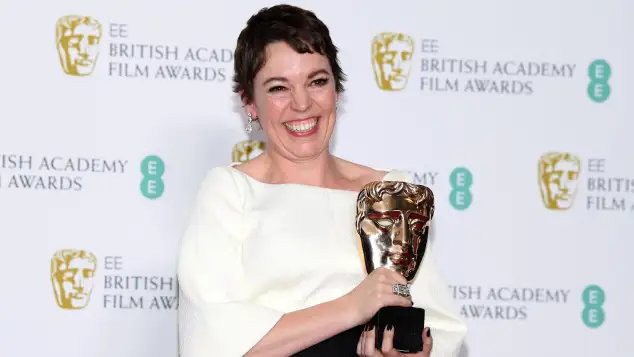 Olivia Colman at the 2019 BAFTA Awards