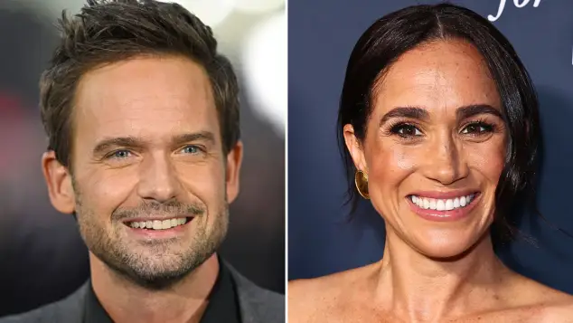 Patrick J. Adams and Meghan Markle