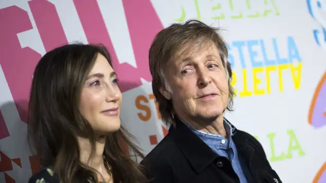 Nancy Shevell and Paul McCartney
