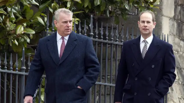 Prince Andrew and Prince Edward