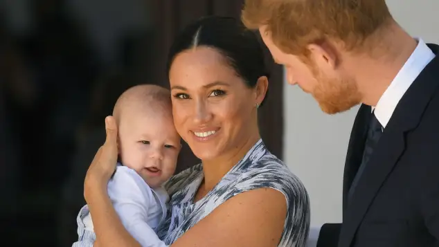 Prince Archie, Prince Harry, and Meghan Markle