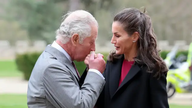 Prince Charles and Queen Letizia