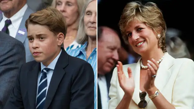 Prince George and Princess Diana