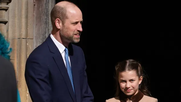 Prince William and Princess Charlotte