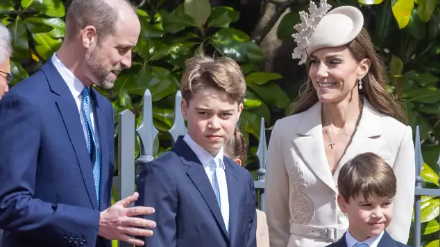 Prince William and Princess Kate with their sons