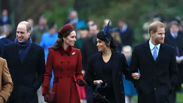 Prince Harry, Duchess Meghan, Prince William and Duchess Kate