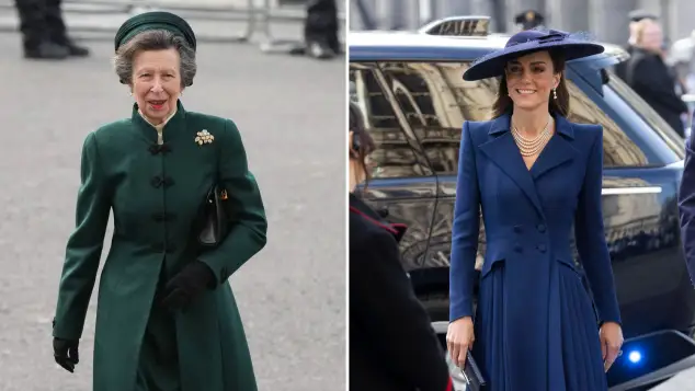 Princess Anne and Princess Kate